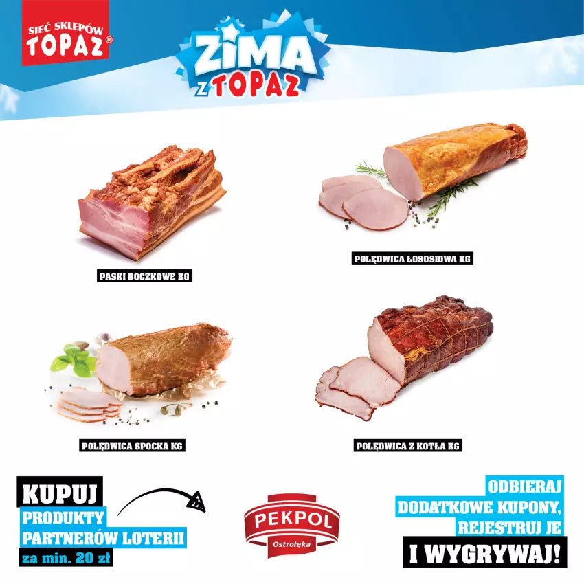 Gazetka promocyjna Topaz - Gazetka - ważna 01.12.2025 do 18.01.2026 - strona 6 - produkty: Gry, Polędwica, Top