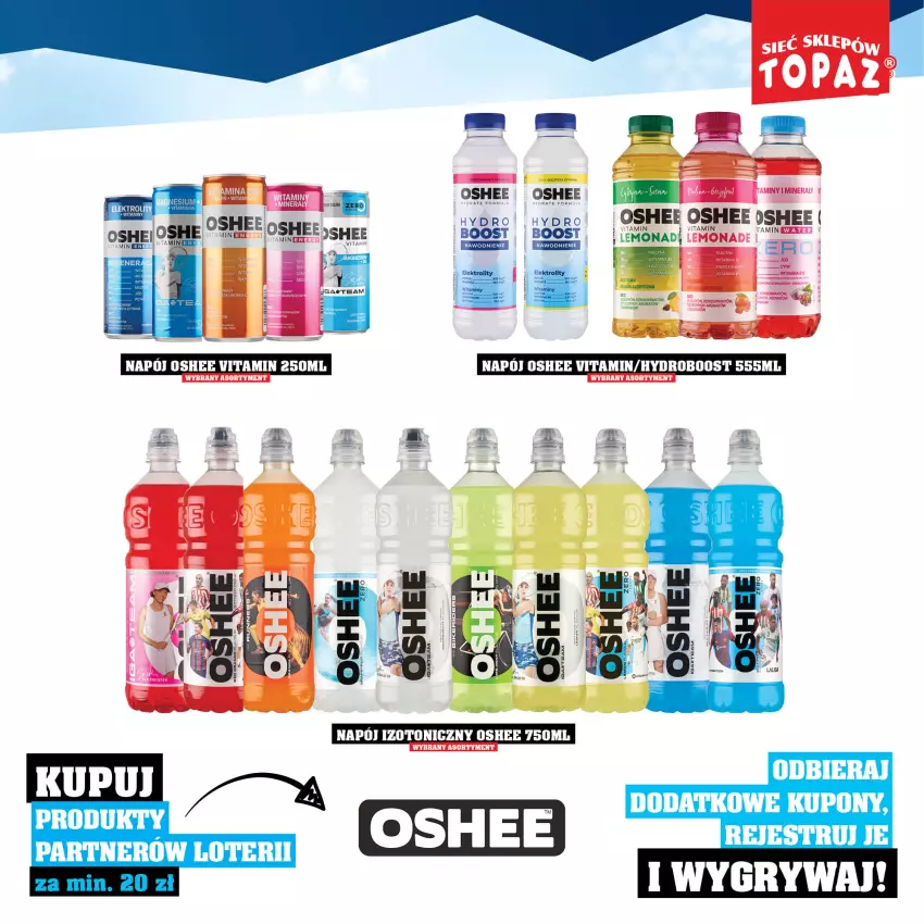 Gazetka promocyjna Topaz - Gazetka - ważna 01.12.2025 do 18.01.2026 - strona 67 - produkty: Gry, Napój, Napój izotoniczny, Oshee