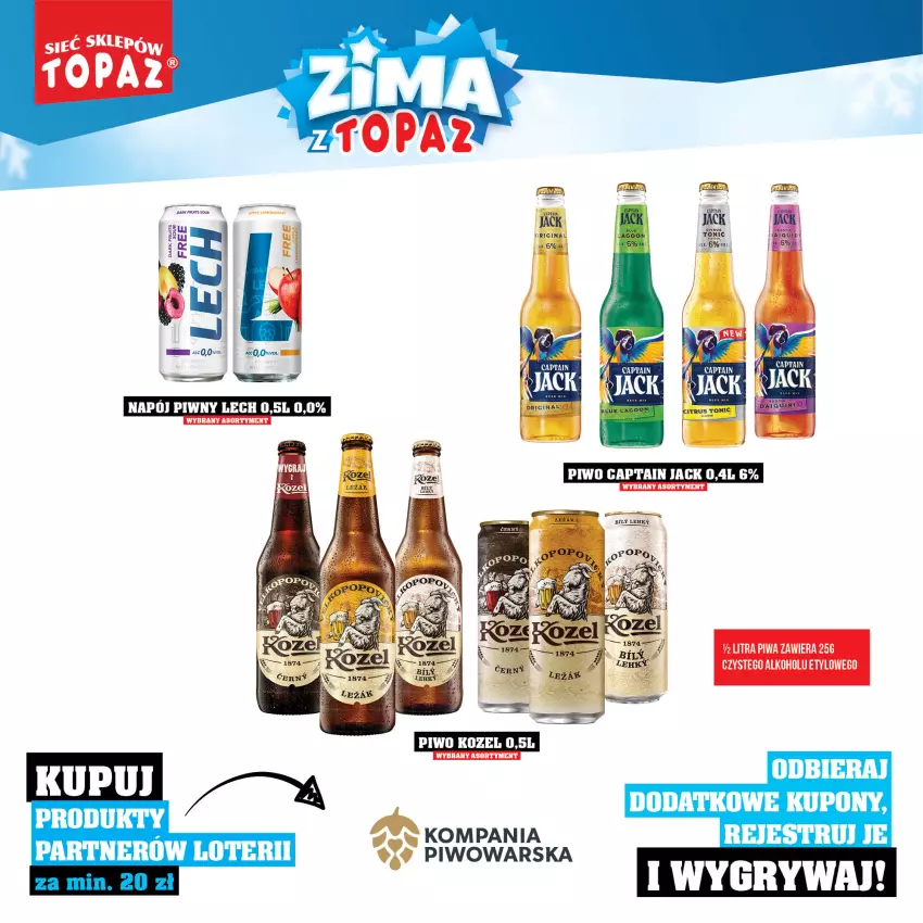 Gazetka promocyjna Topaz - Gazetka - ważna 01.12.2025 do 18.01.2026 - strona 72 - produkty: Gry, Kozel, Piwa, Piwo