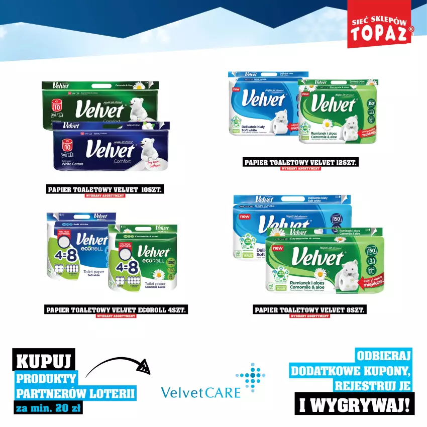 Gazetka promocyjna Topaz - Gazetka - ważna 01.12.2025 do 18.01.2026 - strona 91 - produkty: Gry, Papier, Papier toaletowy, Rum, Top, Velvet