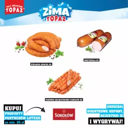 Gazetka promocyjna Topaz - Gazetka - Gazetka - ważna od 18.01 do 18.01.2026 - strona 10 - produkty: Top, Sok, Gry, Sokołów, Parówki