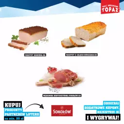 Gazetka promocyjna Topaz - Gazetka - Gazetka - ważna od 18.01 do 18.01.2026 - strona 11 - produkty: Kurczak, Top, Sok, Gry, Sokołów, Pasztet