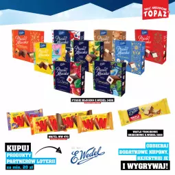 Gazetka promocyjna Topaz - Gazetka - Gazetka - ważna od 18.01 do 18.01.2026 - strona 51 - produkty: Ser, Gry, Wafle, Mleczko, Czekolada, Ptasie mleczko