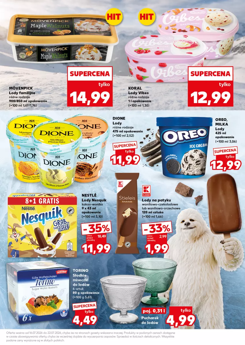 Gazetka promocyjna Kaufland - Mocny Start - ważna 20.07 do 22.07.2026 - strona 11 - produkty: Fa, Lody, Milka, Oreo