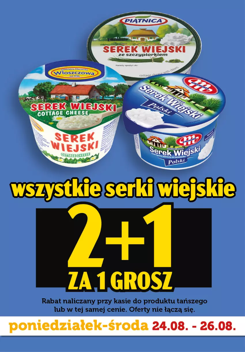 Gazetka promocyjna Topaz - Gazetka - ważna 24.08 do 26.08.2026 - strona 5 - produkty: Ser, Serek