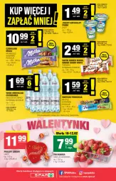 Gazetka promocyjna Spar - Spar - Gazetka - ważna od 08.02 do 08.02.2023 - strona 12 - produkty: Jogurt naturalny, Princessa, Zott, Jogurt, Kinder Bueno, Praliny, Lindor, Czekolada, Ferrero, Baton, Woda mineralna, Woda, Cisowianka, Kinder, Milka