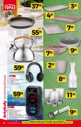 Gazetka promocyjna Topaz - Gazetka - Gazetka - ważna od 05.05 do 05.05.2021 - strona 18 - produkty: Top, Ser, Por, Acer, Słuchawki, Głośnik, Czajnik, Mikrofon, Tran, LANA, Karafka, Talerz, Talerz deserowy, Silan, Kubek, Deser, Patelnia, Grill, Miska