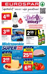Gazetka promocyjna Spar - EuroSpar - Gazetka - ważna od 26.10 do 26.10.2022 - strona 1 - produkty: Piwo, Ciastka, Sok, Ser, Por, Perła, Znicz, POLMLEK, Gouda, Oreo