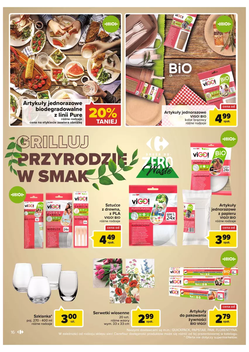 Gazetka promocyjna Carrefour - Gazetka Grillowe klasyki gatunku - ważna 07.06 do 18.06.2022 - strona 16 - produkty: Gra, Papier, Pur, Szklanka, Talerz