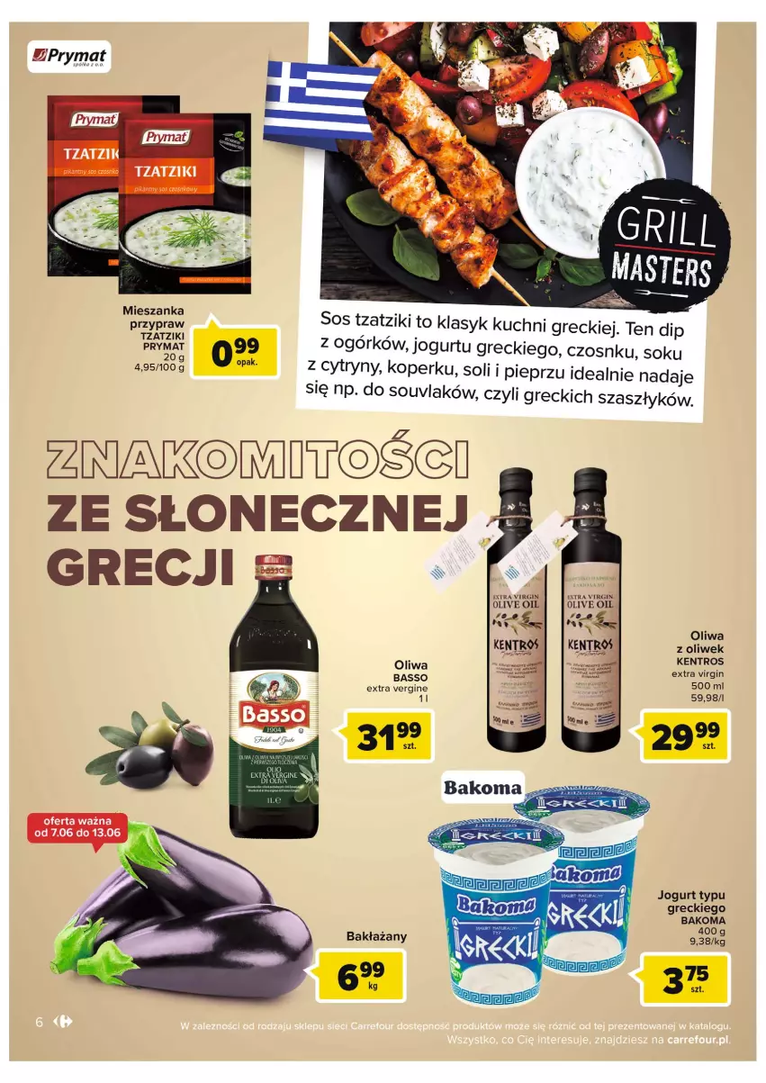 Gazetka promocyjna Carrefour - Gazetka Grillowe klasyki gatunku - ważna 07.06 do 18.06.2022 - strona 6 - produkty: Bakoma, Cytryny, Gin, Jogurt, Pieprz, Prymat, Sok, Sos