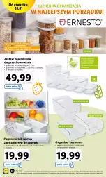 Gazetka promocyjna Lidl - GAZETKA - Gazetka - ważna od 29.01 do 29.01.2023 - strona 30 - produkty: Piec, Por, Organizer, Pojemnik, Uchwyty, Zdrowie, Przyprawy