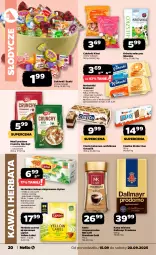 Gazetka promocyjna Netto - Od Poniedziałku - Gazetka - ważna od 20.09 do 20.09.2025 - strona 20 - produkty: Ciastka, Krakus, Kawa rozpuszczalna, Ser, Mus, Cukier, Dallmayr, Kawa mielona, Kawa, Herbata czarna, Herbatniki, Lipton, Deser, Cukierki, Lizaki, Herbata, Kakao, Mango, Krakuski, Mięta, Kinder, Kokos