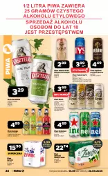 Gazetka promocyjna Netto - Od Poniedziałku - Gazetka - ważna od 20.09 do 20.09.2025 - strona 24 - produkty: Piwa, Piwo, Gra, Kasztelan, Heineken, Tyskie, Kozel