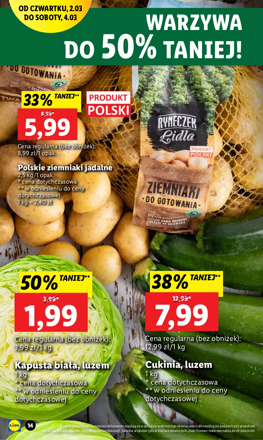 Gazetka promocyjna Lidl - GAZETKA - ważna 02.03 do 04.03.2023 - strona 16 - produkty: Warzywa, Ziemniaki