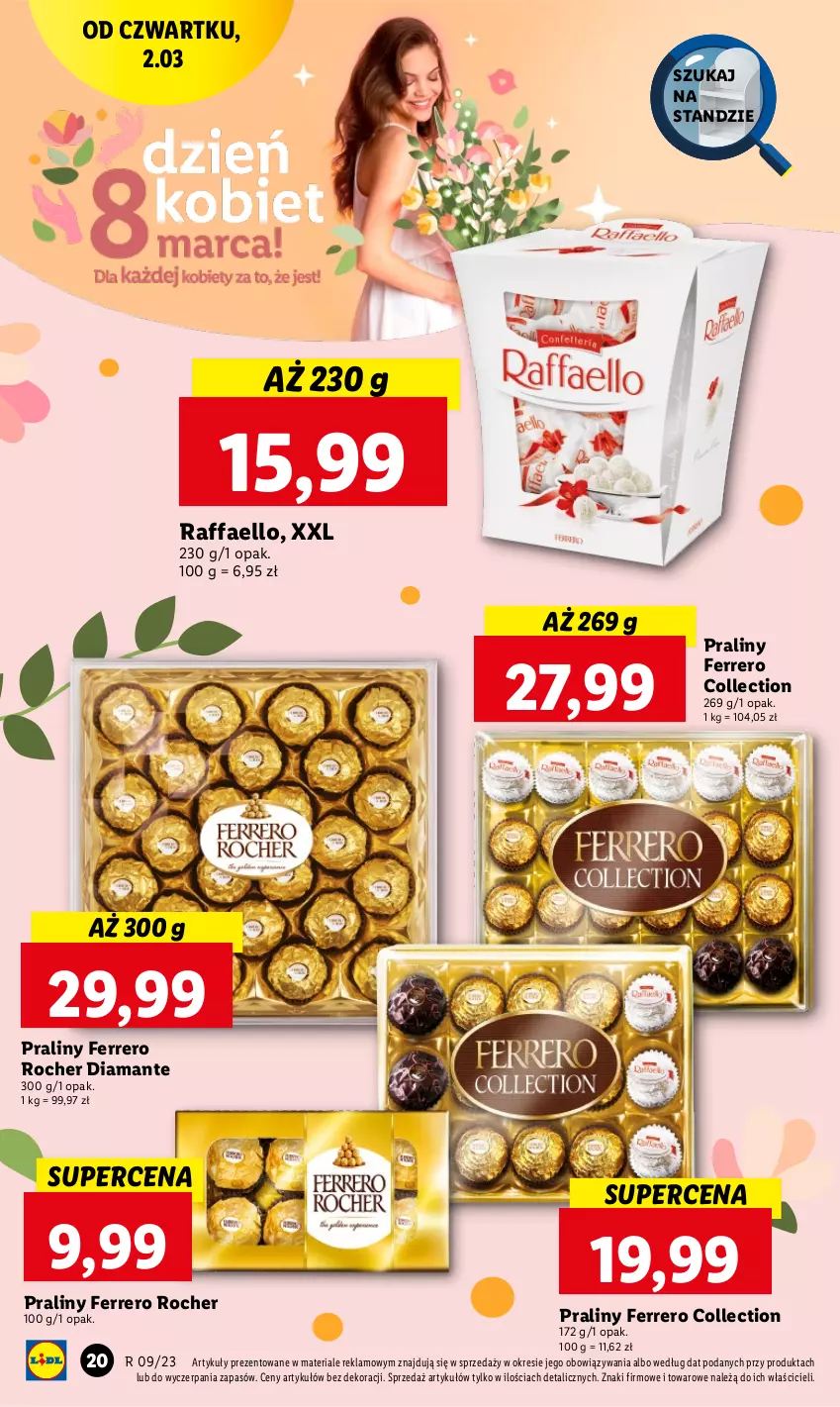 Gazetka promocyjna Lidl - GAZETKA - ważna 02.03 do 04.03.2023 - strona 22 - produkty: Diamant, Fa, Ferrero, Ferrero Rocher, Praliny, Raffaello