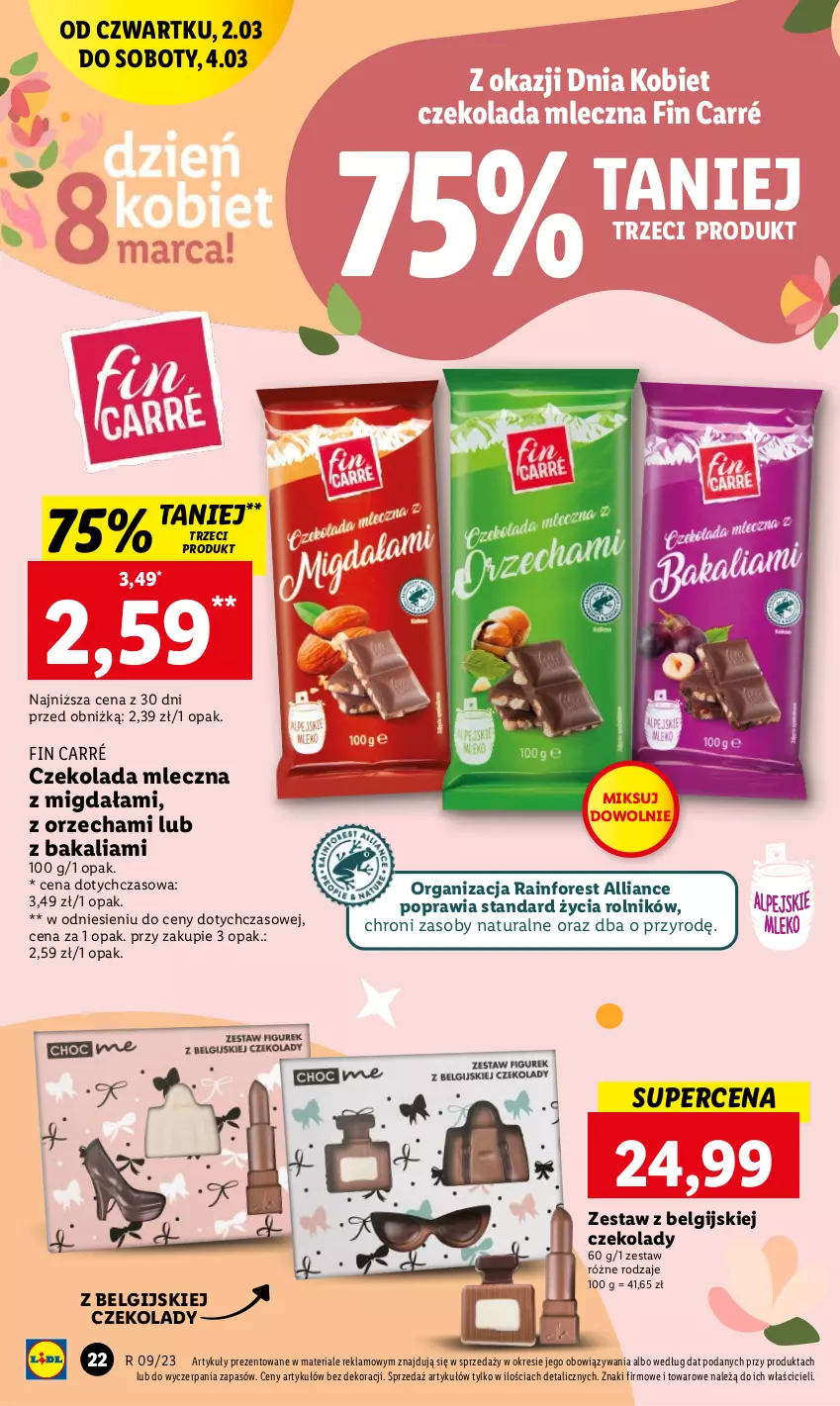 Gazetka promocyjna Lidl - GAZETKA - ważna 02.03 do 04.03.2023 - strona 24 - produkty: Czekolada, Czekolada mleczna, LG, Rolnik