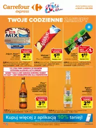 Gazetka promocyjna Carrefour - Gazetka Express - Gazetka - ważna od 01.08 do 01.08.2022 - strona 1 - produkty: Piwa, Piwo, Piec, Książęce, Ser, Gra, Jogurt, Kaktus, Wafelek, Kosz, Lody, Deser, Napój, Góralki