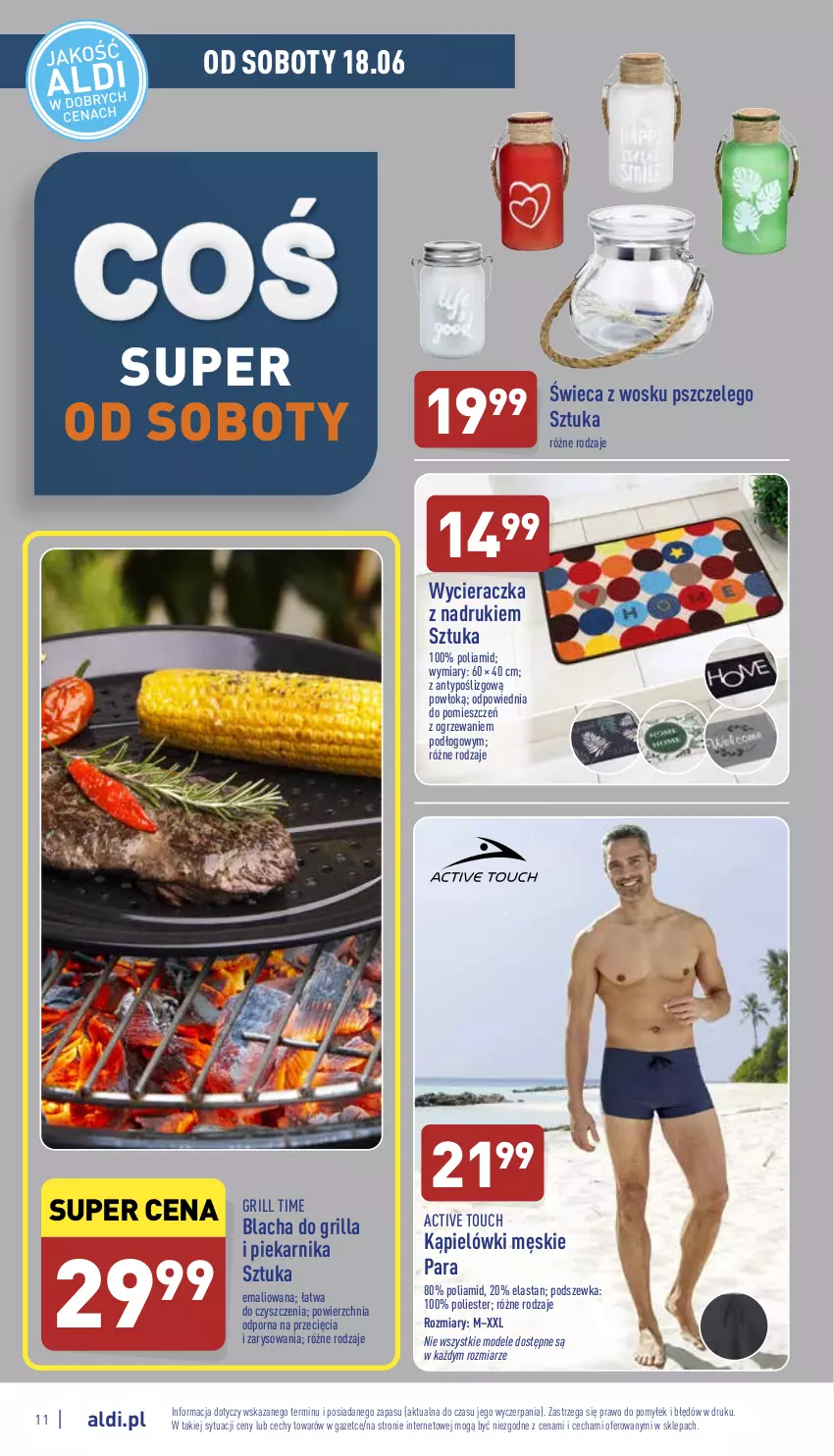 Gazetka promocyjna Aldi - Zaplanuj zakupy wcześniej - ważna 15.06 do 18.06.2022 - strona 11 - produkty: Grill, LEGO, Ogrzewanie, Piekarnik, Por, Wycieraczka