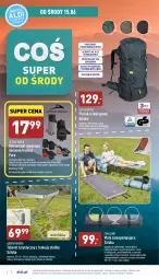 Gazetka promocyjna Aldi - Zaplanuj zakupy wcześniej - Gazetka - ważna od 18.06 do 18.06.2022 - strona 5 - produkty: Sok, Por, Mop, Stolik, Kije, Tran, Plecak, Rower, Taboret, Pokrowiec, LG