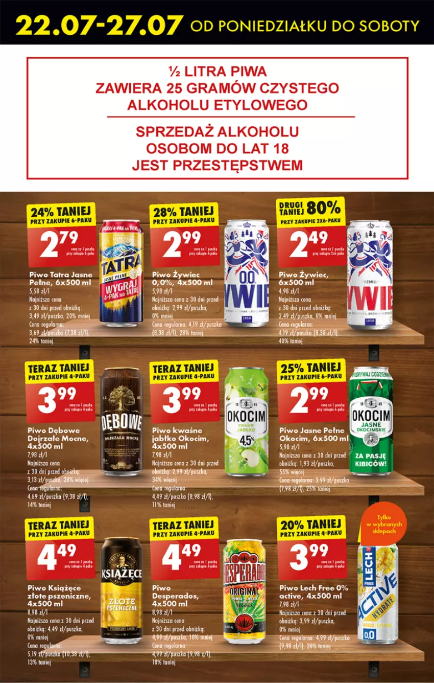 Gazetka promocyjna Biedronka - Od poniedziałku - ważna 22.07 do 28.07.2024 - strona 53 - produkty: BIC, Desperados, Fa, Gra, Koc, Książęce, Okocim, Piwa, Piwo