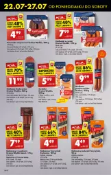 Gazetka promocyjna Biedronka - Od poniedziałku - Gazetka - ważna od 28.07 do 28.07.2024 - strona 30 - produkty: Krakus, Ser, Serdelki, Kiełbasa podwawelska, Wawel, Tarczyński, Kaszanka, Kabanos, Kasza, Kiełbasa