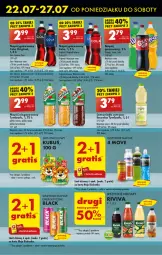 Gazetka promocyjna Biedronka - Od poniedziałku - Gazetka - ważna od 28.07 do 28.07.2024 - strona 51 - produkty: Mus, Gin, Gra, Lemoniada, Napoje, Lack, Napój gazowany, Tymbark, Limonka, Kubuś, Napój niegazowany, Napój, Mięta, Nektar