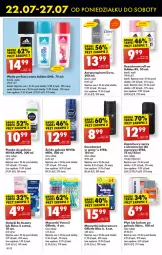 Gazetka promocyjna Biedronka - Od poniedziałku - Gazetka - ważna od 28.07 do 28.07.2024 - strona 60 - produkty: Woda perfumowana, Balsam po goleniu, Nivea Men, Dezodorant, Perfum, Str8, Adidas, Pianka do golenia, Dove, Venus, Gillette, Be Be, Woda, Antyperspirant, Nivea