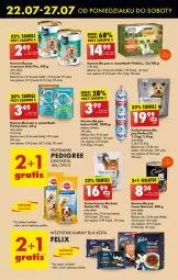 Gazetka promocyjna Biedronka - Od poniedziałku - Gazetka - ważna od 28.07 do 28.07.2024 - strona 65 - produkty: Por, Pur, Gra, Friskies, Purina, Przysmaki, Felix, Pedigree, Sucha karma