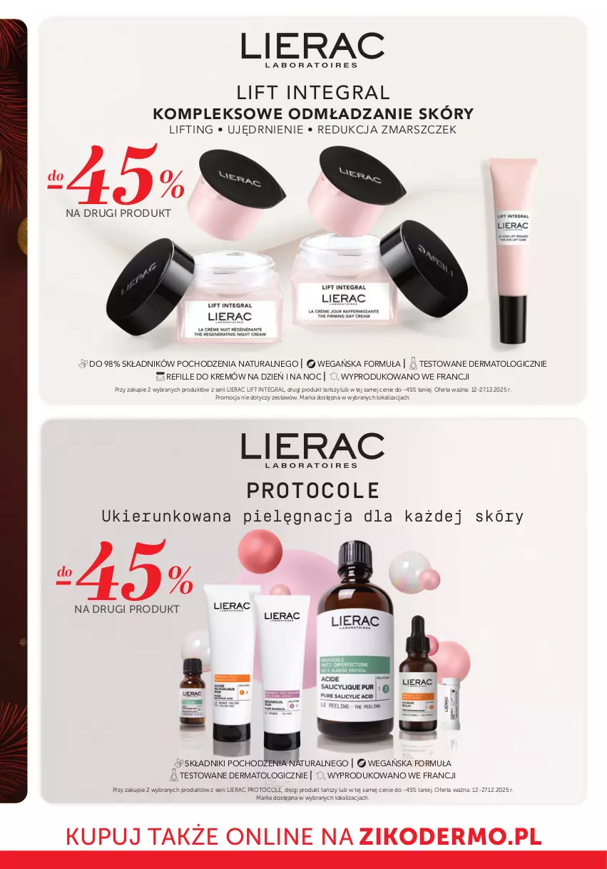 Gazetka promocyjna Ziko - Gazetka Ziko Dermo - ważna 21.11 do 27.11.2025 - strona 16 - produkty: Gra, Lierac, Mars, Ser
