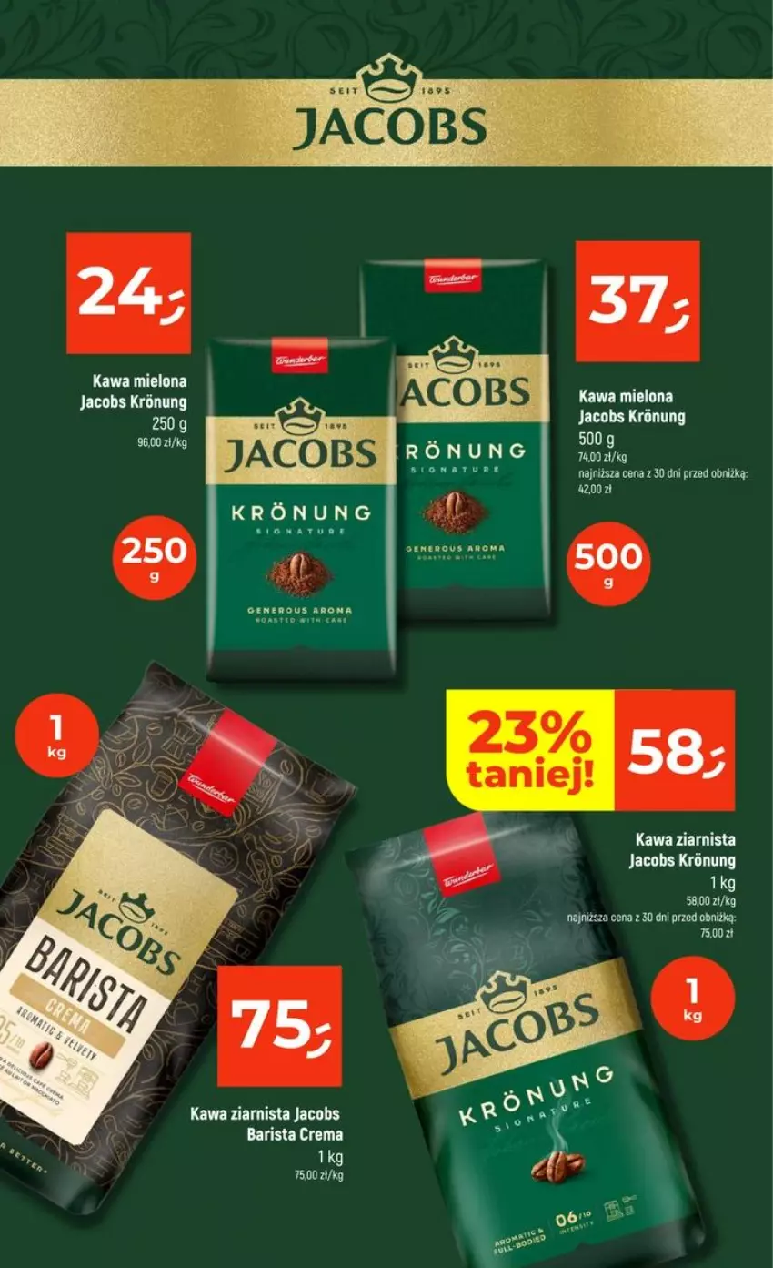 Gazetka promocyjna Dealz - Katalog kaw i herbat - ważna 01.10 do 07.10.2026 - strona 2 - produkty: Jacobs, Kawa, Kawa mielona, Kawa ziarnista, LG