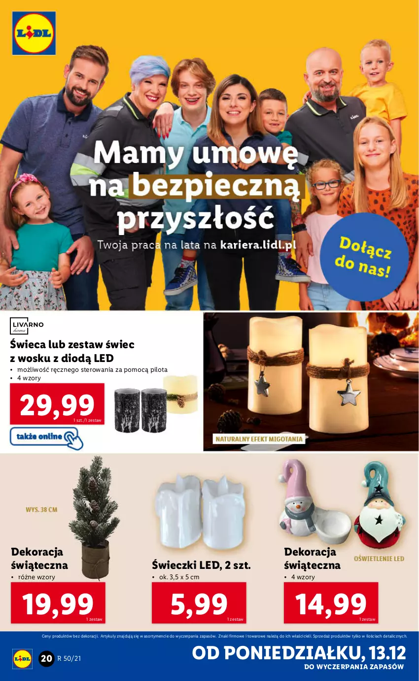 Gazetka promocyjna Lidl - GAZETKA - ważna 13.12 do 19.12.2021 - strona 20 - produkty: Dekoracja świąteczna