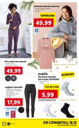 Gazetka promocyjna Lidl - GAZETKA - Gazetka - ważna od 19.12 do 19.12.2021 - strona 34 - produkty: Sok, Gin, Karp, Skarpetki, Dres, Legginsy, Sukienka