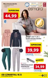 Gazetka promocyjna Lidl - GAZETKA - Gazetka - ważna od 19.12 do 19.12.2021 - strona 35 - produkty: Sok, Parasol, Dres, Spodnie, Bluza, Spodnie dresowe, Bluza dresowa