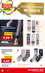 Gazetka promocyjna Lidl - GAZETKA - Gazetka - ważna od 19.12 do 19.12.2021 - strona 42 - produkty: Sok, Karp, Skarpetki, Tera, Mysz, Dzieci, Minnie