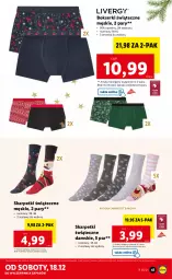 Gazetka promocyjna Lidl - GAZETKA - Gazetka - ważna od 19.12 do 19.12.2021 - strona 43 - produkty: Sok, Ser, Karp, Skarpetki, Bokserki