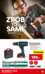 Gazetka promocyjna Lidl - GAZETKA - Gazetka - ważna od 19.12 do 19.12.2021 - strona 49 - produkty: Walizka, Wiertarkowkrętarka, Warka, Tarka, Wkręt, Wkrętarka, Akumulator