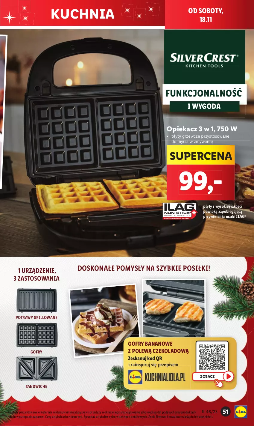 Gazetka promocyjna Lidl - GAZETKA - ważna 13.11 do 18.11.2023 - strona 53 - produkty: Gofry, Grill, Kuchnia, Sok