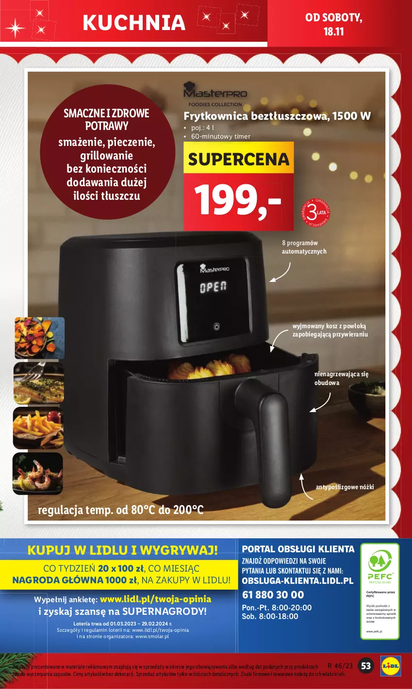 Gazetka promocyjna Lidl - GAZETKA - ważna 13.11 do 18.11.2023 - strona 55 - produkty: Gra, Grill, Gry, Kosz, Kuchnia, Mola, Piec