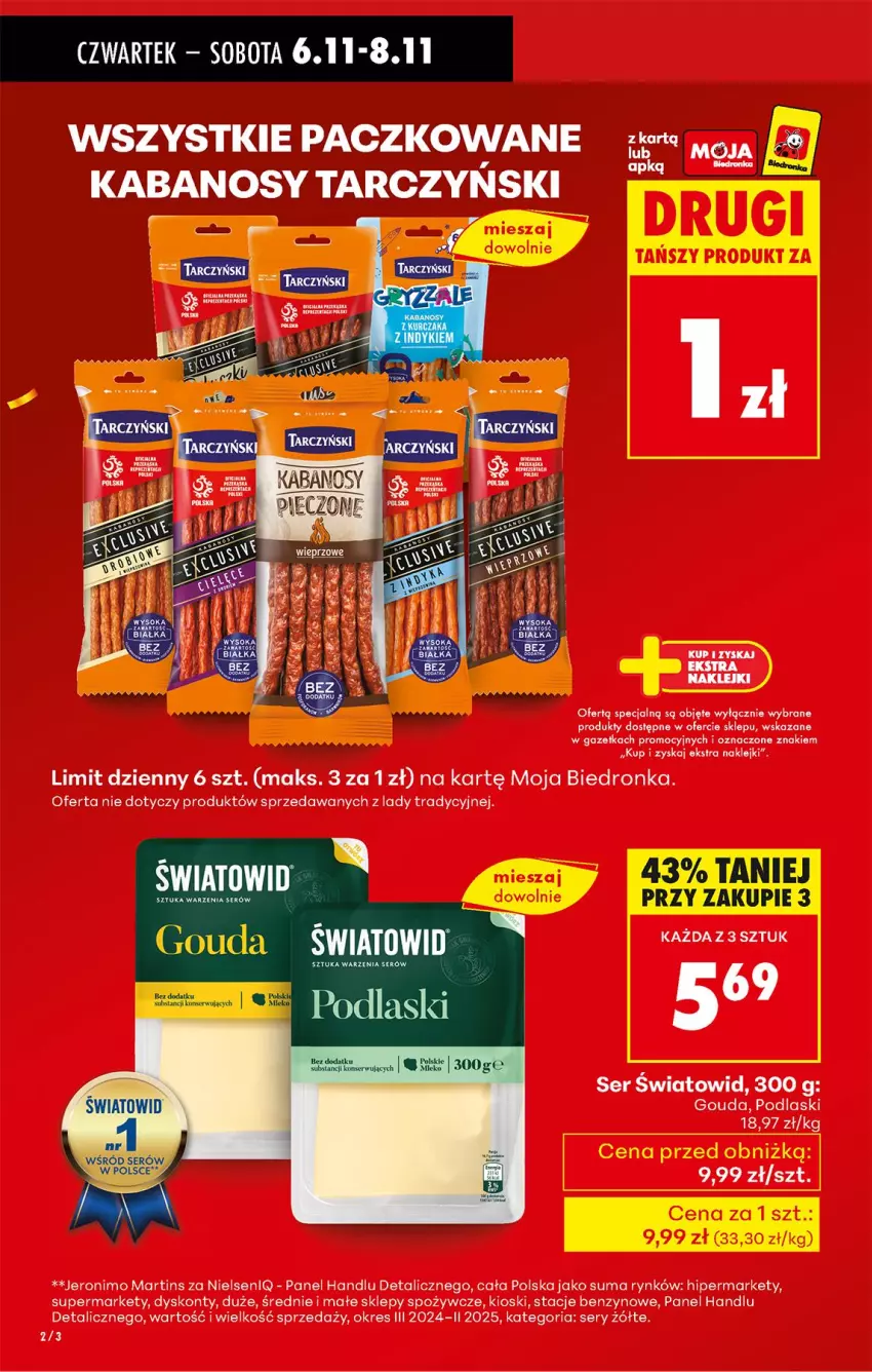 Gazetka promocyjna Biedronka - Od Czwartku - ważna 06.11 do 12.11.2025 - strona 2 - produkty: Gouda, Klej, Podlaski, Ser