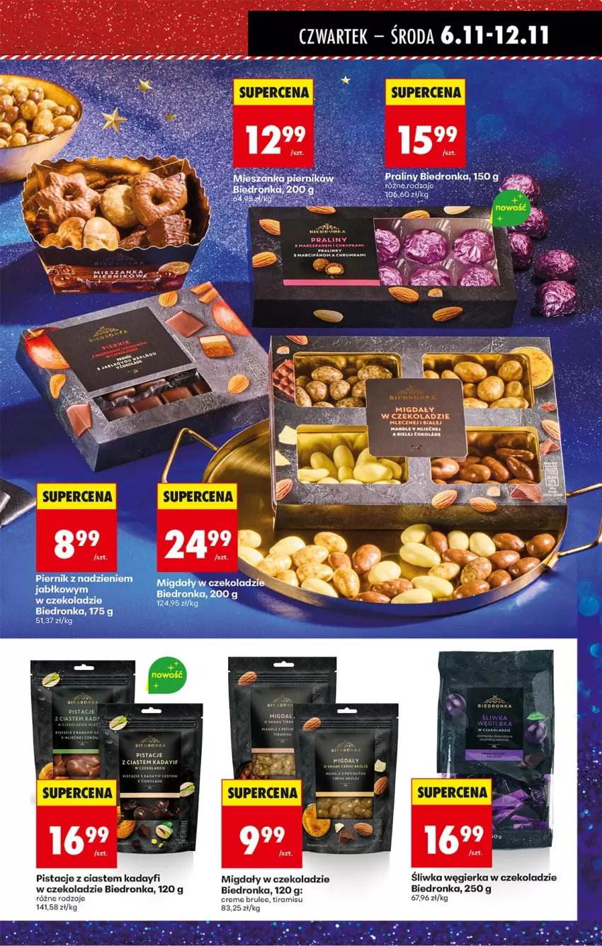 Gazetka promocyjna Biedronka - Od Czwartku - ważna 06.11 do 12.11.2025 - strona 47 - produkty: Fa, LG, Migdały, Migdały w czekoladzie, Noż, Pistacje