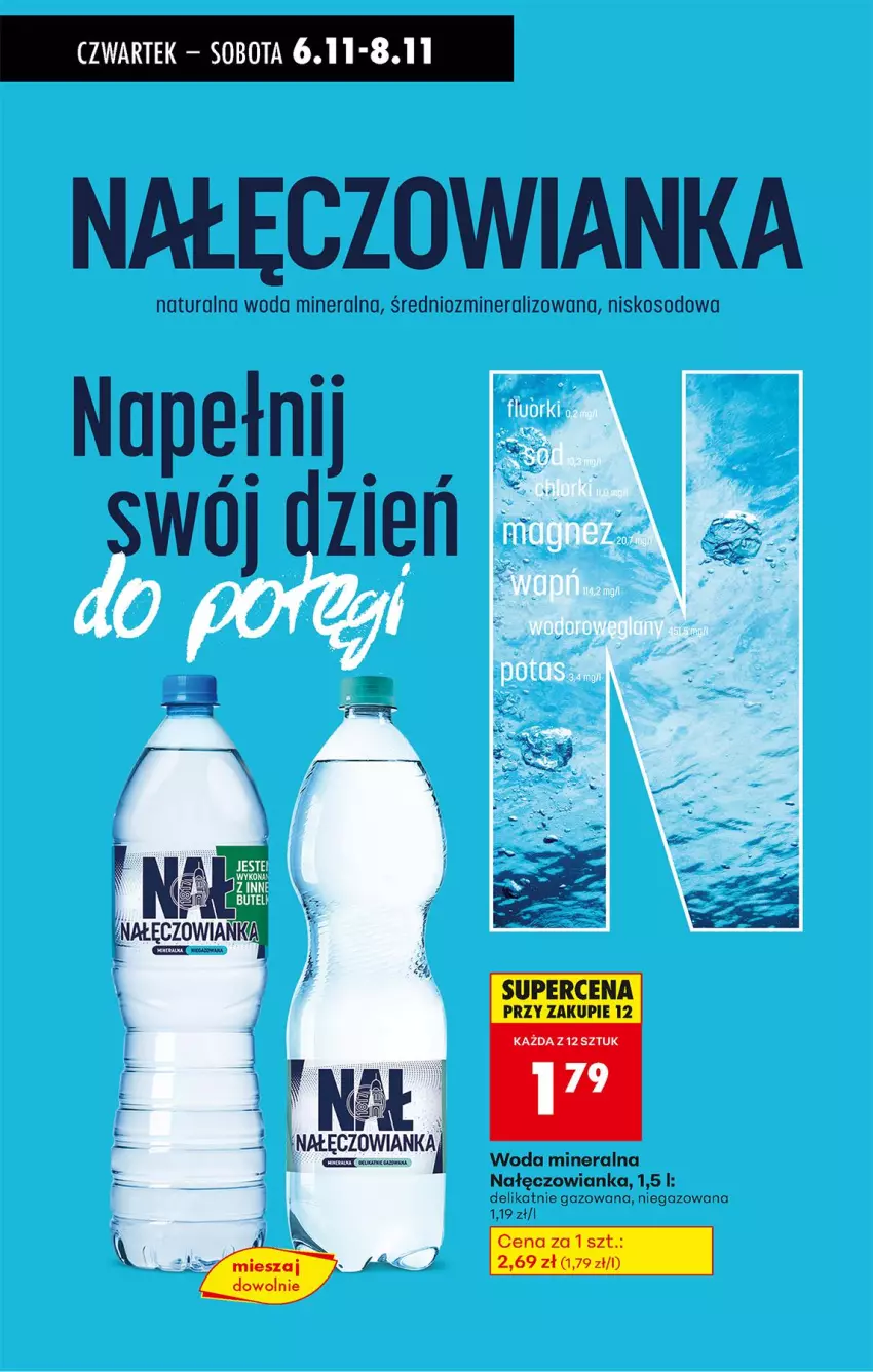 Gazetka promocyjna Biedronka - Od Czwartku - ważna 06.11 do 12.11.2025 - strona 60 - produkty: Nałęczowianka, Woda, Woda mineralna