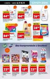 Gazetka promocyjna Biedronka - Od Czwartku - Gazetka - ważna od 12.11 do 12.11.2025 - strona 66 - produkty: Płyn do prania, Domestos, Cif, Finish, Lovela, Woolite, Mleczko, Płyn do płukania, Bryza, Ariel, Kapsułki do prania, Fa