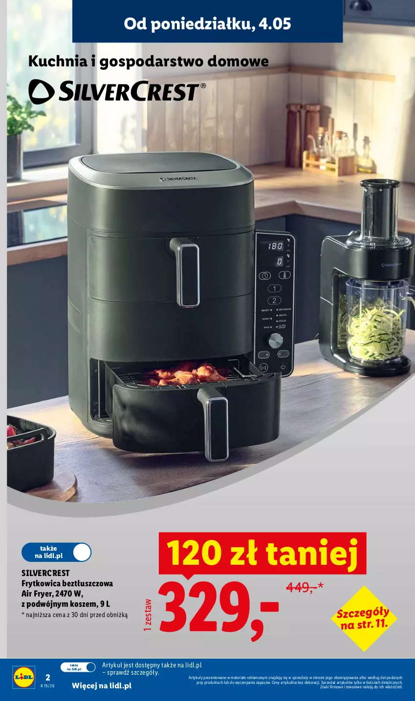 Gazetka promocyjna Lidl - Katalog ważny od 4.05 - ważna 04.05 do 09.05.2026 - strona 2 - produkty: Kosz, Kuchnia, Silvercrest