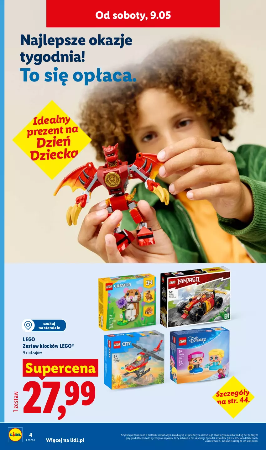 Gazetka promocyjna Lidl - Katalog ważny od 4.05 - ważna 04.05 do 09.05.2026 - strona 4 - produkty: LEGO