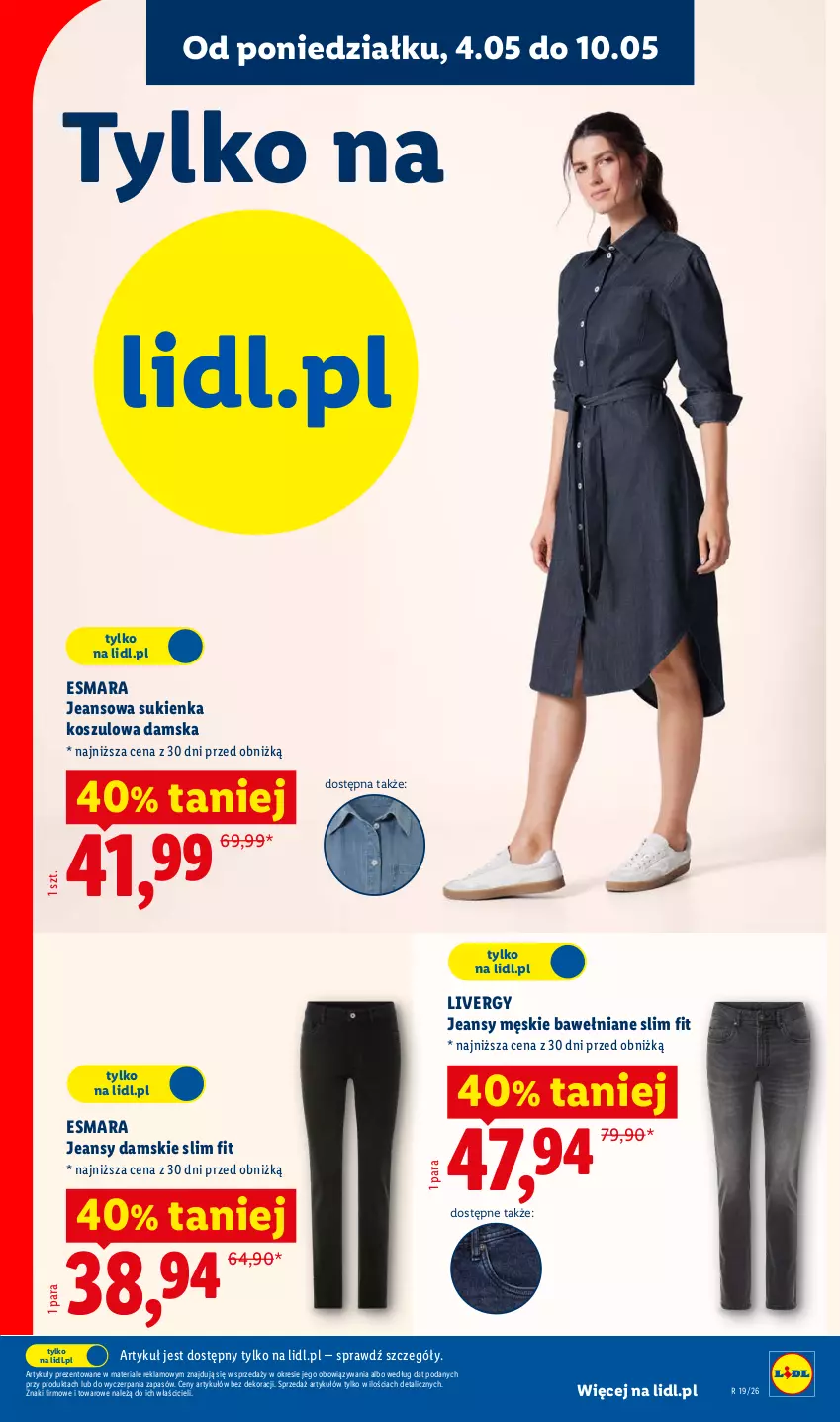 Gazetka promocyjna Lidl - Katalog ważny od 4.05 - ważna 04.05 do 09.05.2026 - strona 41 - produkty: Kosz, Sukienka