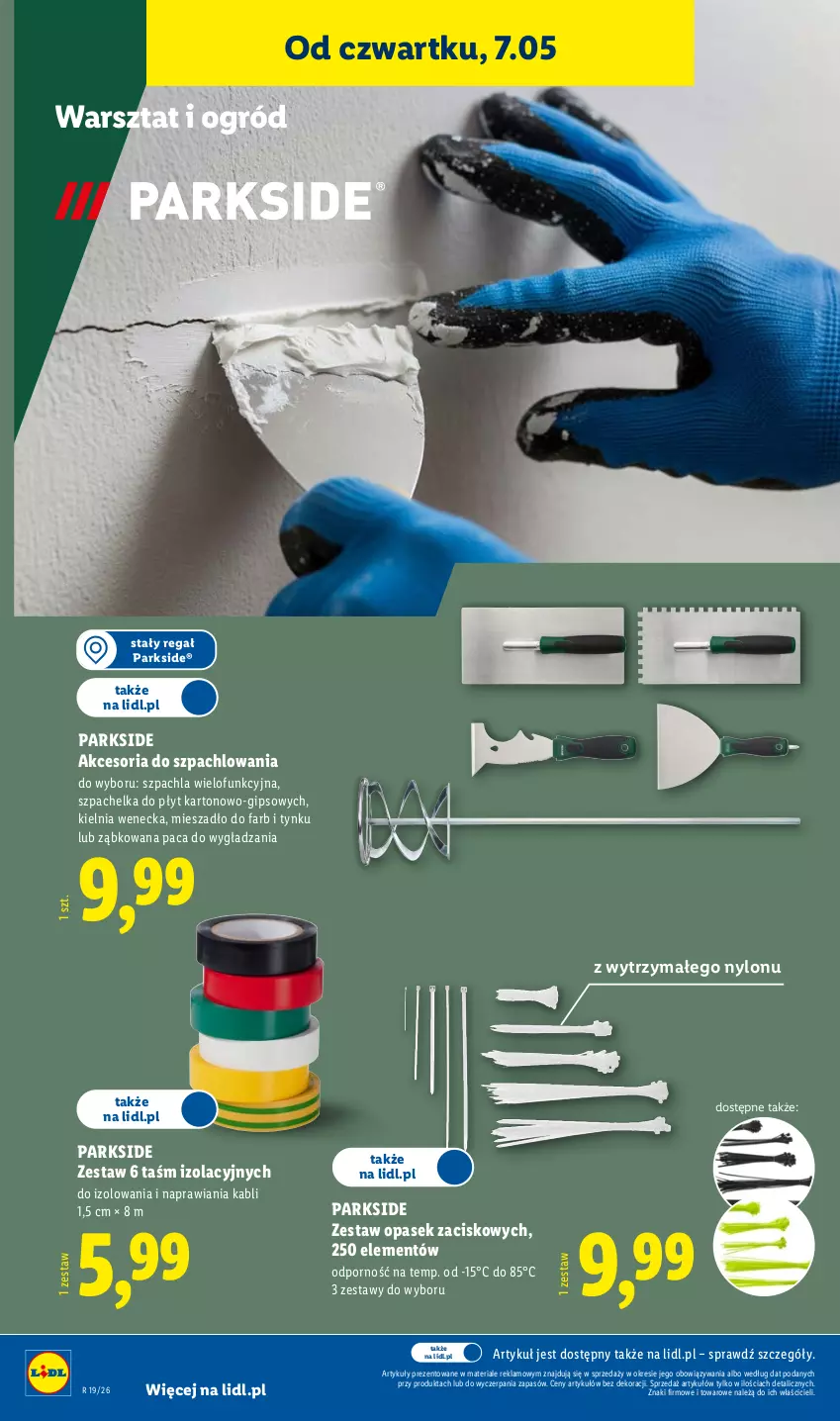 Gazetka promocyjna Lidl - Katalog ważny od 4.05 - ważna 04.05 do 09.05.2026 - strona 48 - produkty: Fa, Mieszadło, Ogród, Parkside, Pasek, Por, Regał