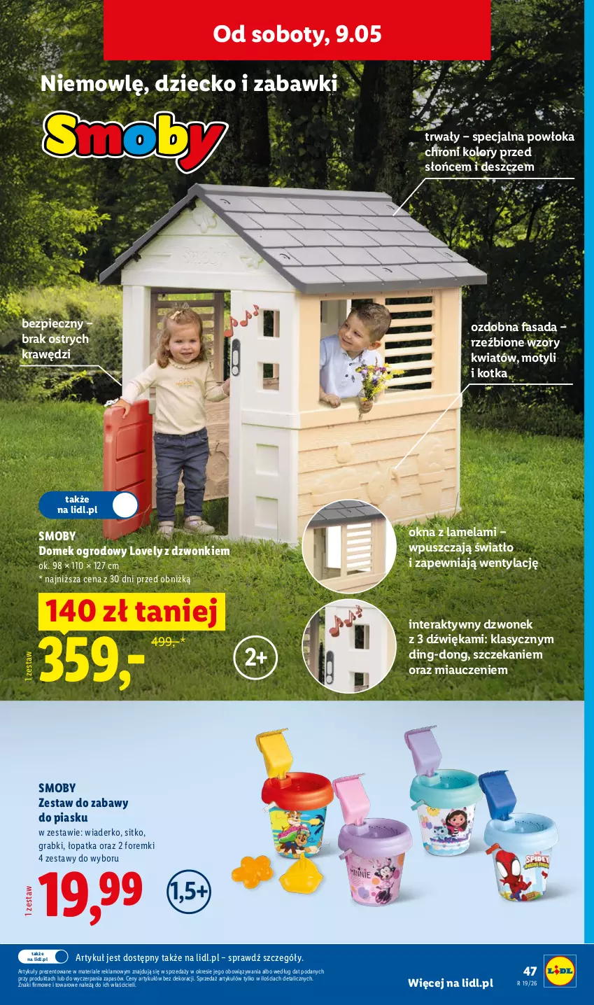 Gazetka promocyjna Lidl - Katalog ważny od 4.05 - ważna 04.05 do 09.05.2026 - strona 53 - produkty: Dzwonek, Fa, Foremki, Gra, Lovely, Piec, Sitko, Tera