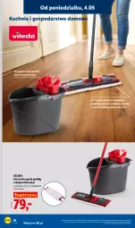 Gazetka promocyjna Lidl - Katalog ważny od 4.05 - Gazetka - ważna od 09.05 do 09.05.2026 - strona 26 - produkty: Mop, Rama, Kuchnia, Tera, Vileda, Wiadro, Sprzątanie