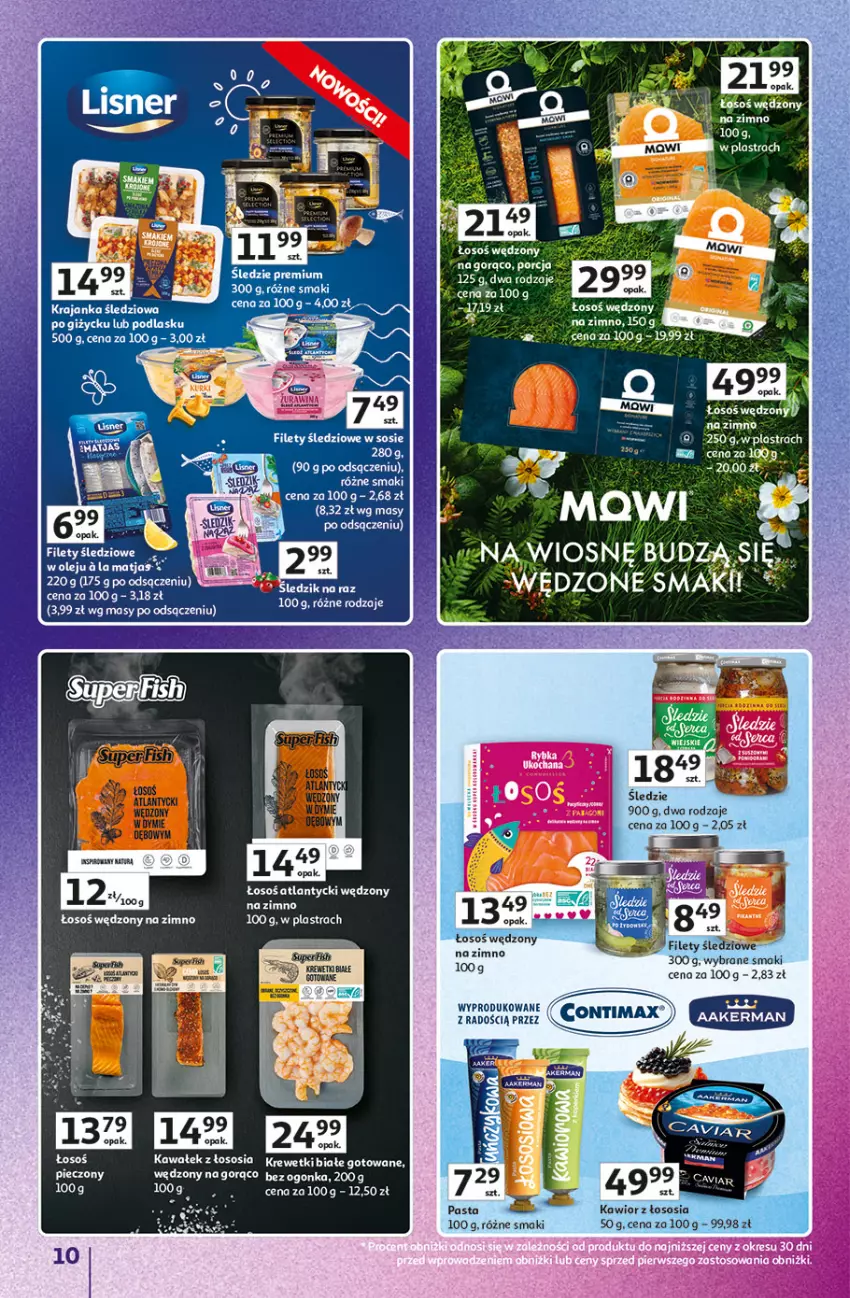 Gazetka promocyjna Auchan - Znane Marki Hipermarket - ważna 23.04 do 30.04.2026 - strona 10 - produkty: Inka, Kawa, Kawior, Krajanka śledziowa, Krewetki, Sos, Wałek