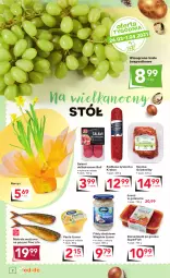 Gazetka promocyjna Odido - Okazje na WIELKANOC - Gazetka - ważna od 08.04 do 08.04.2021 - strona 2 - produkty: Krakus, Salami, Bell, Stół, Szynka, Winogrona, Narcyz, Dorsz, Wino, Gala, Olej, Kiełbasa, Lisner